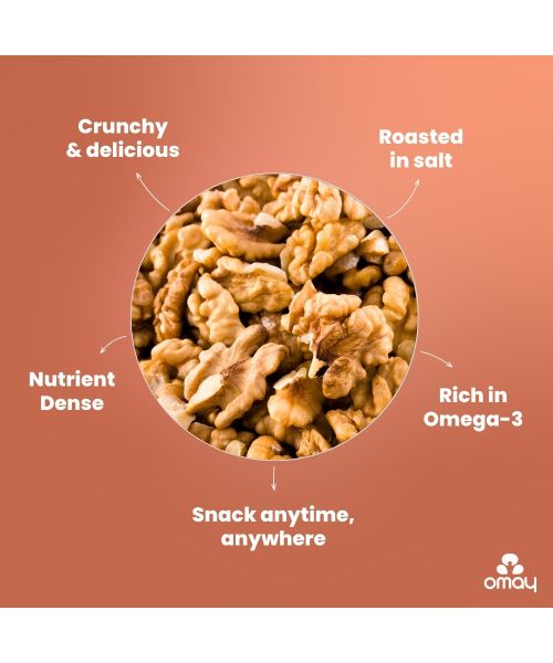 Omay Foods: Walnut Kernels- 100gm