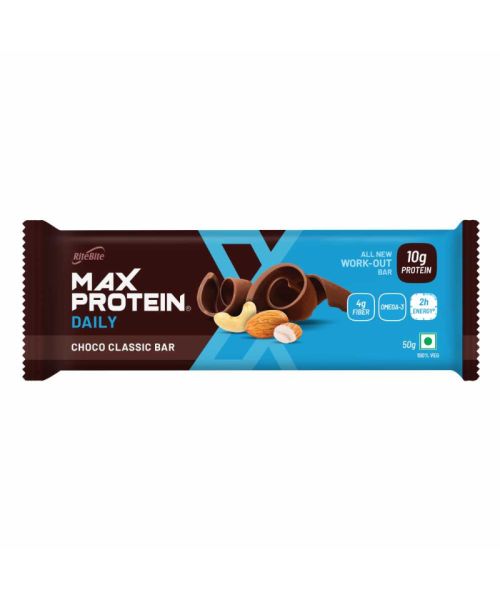 RiteBite Max Protein: Daily Choco Classic [Pack of 6] - 300gm