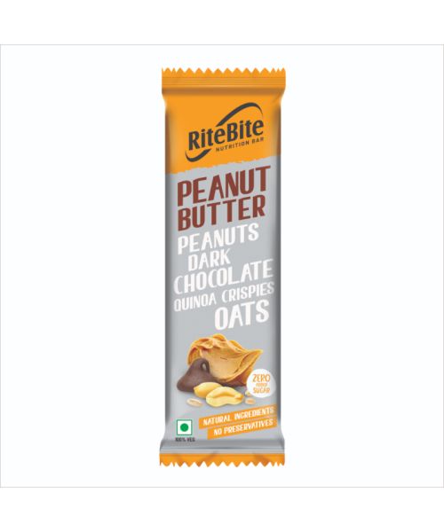 RiteBite Max Protein: Peanut Butter Bar [Pack of 12] - 480gm