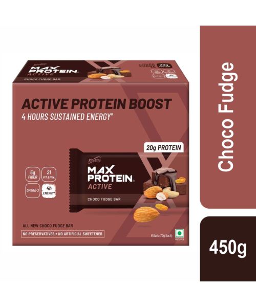 RiteBite Max Protein: Active Choco Fudge [Pack of 6] - 450gm