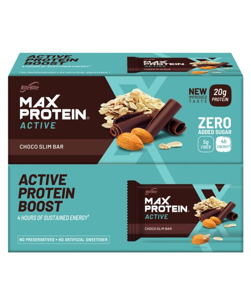 RiteBite Max Protein: Active Choco Slim [Pack of 12] - 804gm