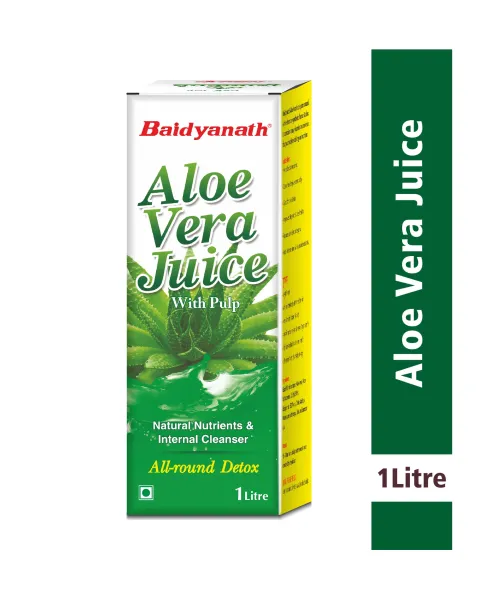Baidyanath: Aloe Vera Juice - All Natural tonic for Immunity |Better digestion and Glowing skin- 1L
