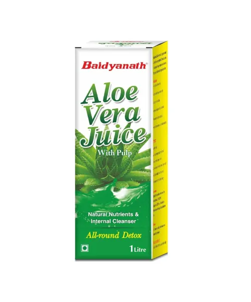 Baidyanath: Aloe Vera Juice - All Natural tonic for Immunity |Better digestion and Glowing skin- 1L