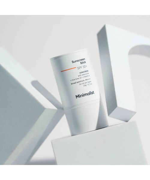 Minimalist: SPF 50 Sunscreen Stick with Broad spectrum SPF 50 PA++++ - 20gm