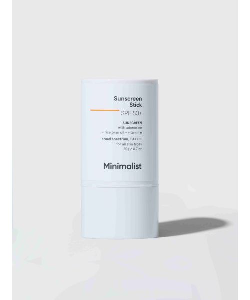 Minimalist: SPF 50 Sunscreen Stick with Broad spectrum SPF 50 PA++++ - 20gm