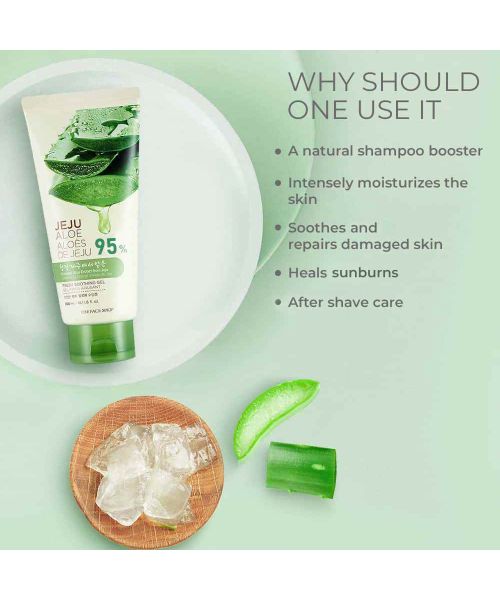The Face Shop: Jeju Aloe Fresh Soothing Gel Tube - 300ml