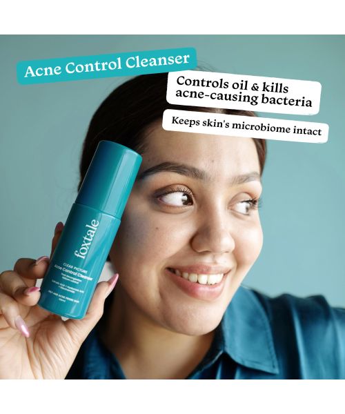 Foxtale: Acne Control Cleanser with Salicylic Acid & Niacinamide   100ml