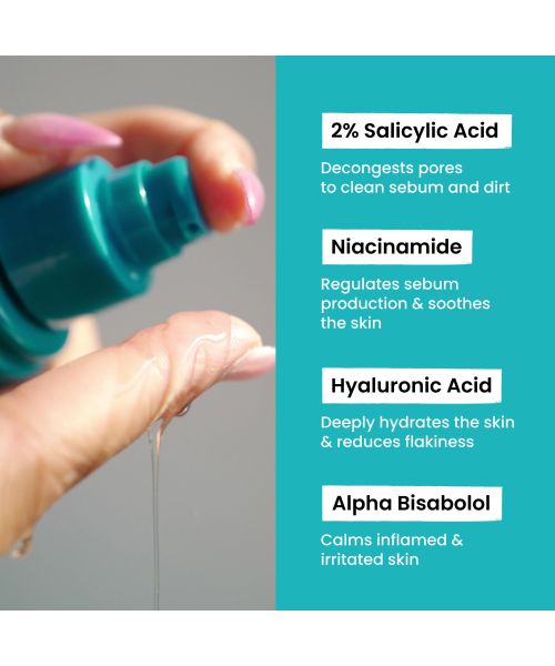 Foxtale: Acne Control Cleanser with Salicylic Acid & Niacinamide   100ml