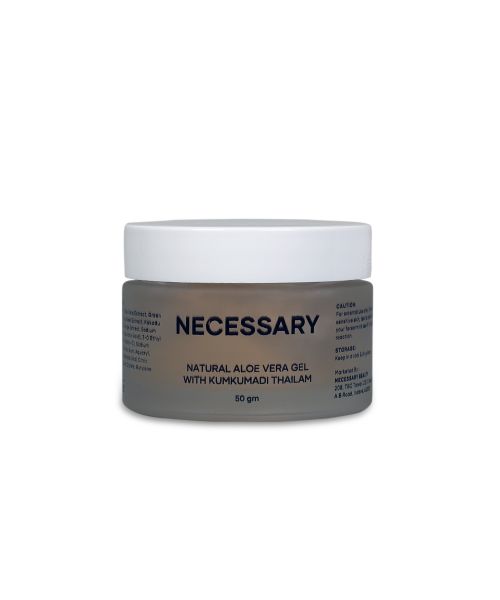 Necessary: Natural Aloe Vera Gel with Kumkumadi Thailam - 50gm