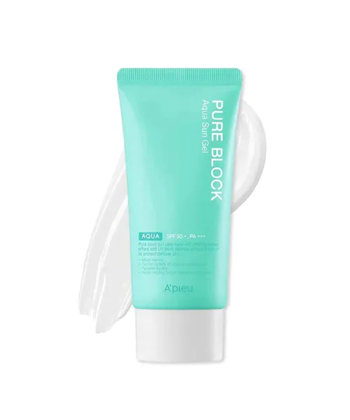 Apieu: Pure Block Aqua Sun Gel SPF50+ & Pa+++ - 50ml