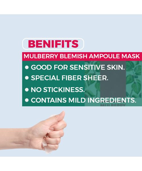Apieu: Mulberry Blemish Ampoule Mask - 23ml