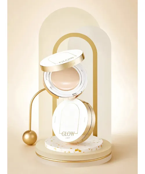 Missha: Glow Cushion Light No.21P Fair SPF37 PA+++ - 13gm