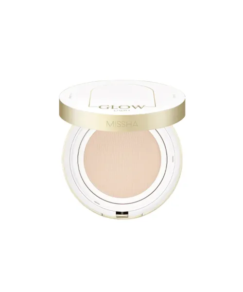Missha: Glow Cushion Light No.21N Vanilla SPF37 PA+++ - 13gm