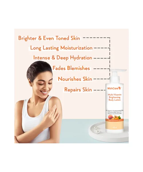 WishCare: Multi-Vitamin Brightening Body Lotion - 200ml