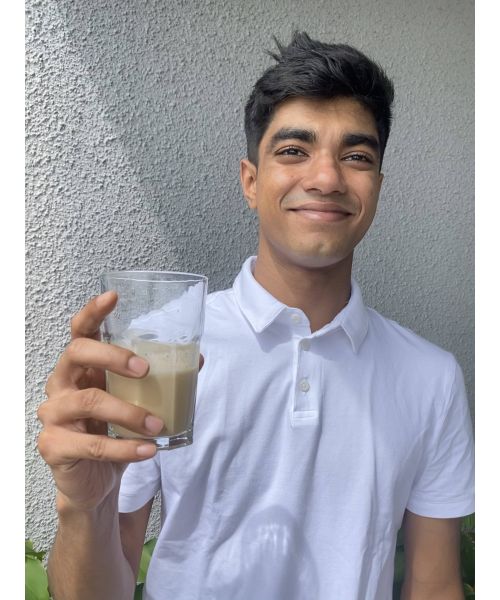 COSMIX: No-nonsense Plant Protein ( Real Kerala Vanilla Bean ) - 500 gm