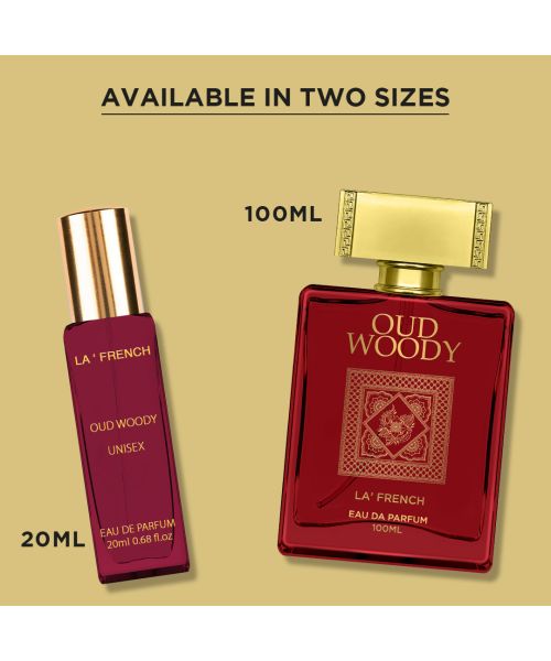 La' French: Luxury oudh Perfume Gift Set - Adventure Oud, Romance Oud, Al Hisan & Oud Woody for men & women - Pack of 4 - 20 ml Each
