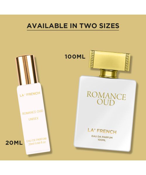 La' French: Luxury oudh Perfume Gift Set - Adventure Oud, Romance Oud, Al Hisan & Oud Woody for men & women - Pack of 4 - 20 ml Each
