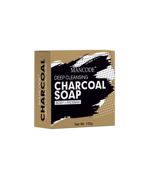 Mancode: Charcoal Deep Cleansing Soap - Pack of 2 (125gm each)
