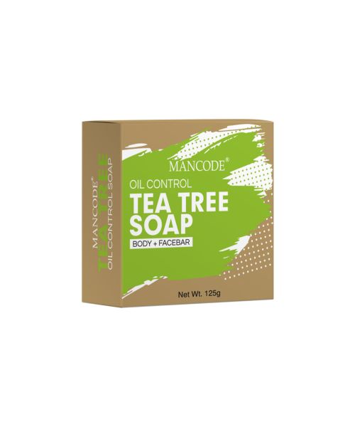 Mancode: Tea Tree Oil Control Soap - Pack of 2 (125gm each)