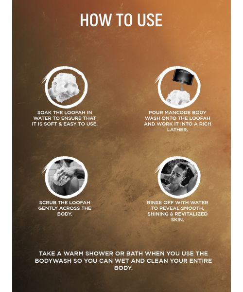 Mancode: Shea Butter Body Wash Shower Gel - 450ml