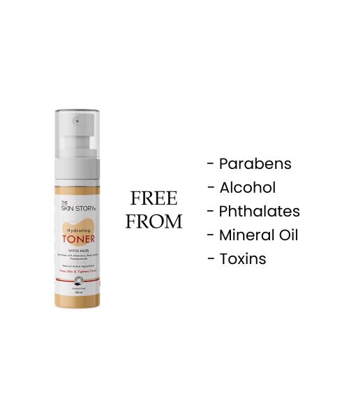The Skin Story: Hydrating and Pore Minimizing Toner - Witch Hazel - No Alcohol - 100 ml