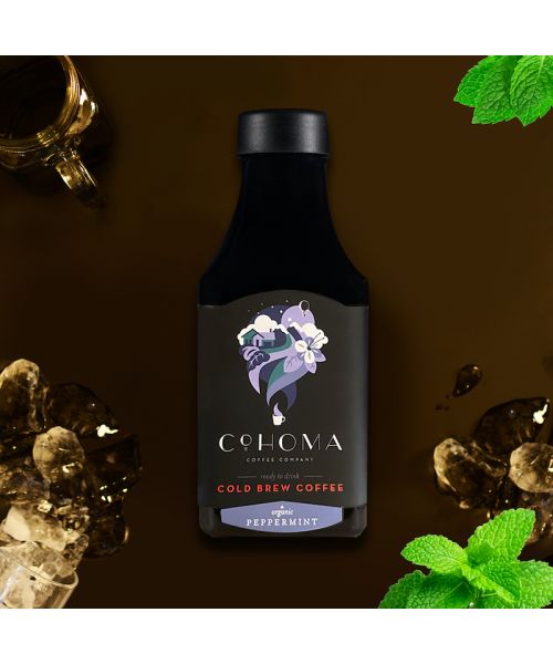 Cohoma Coffee: Organic Peppermint I Ready to Drink Cold Brew - 1050 ML