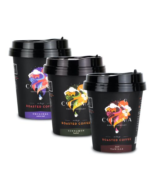 Cohoma Coffee: On-the-go Coffee BrewCup (Variety Pack) (Original & Flavoured)