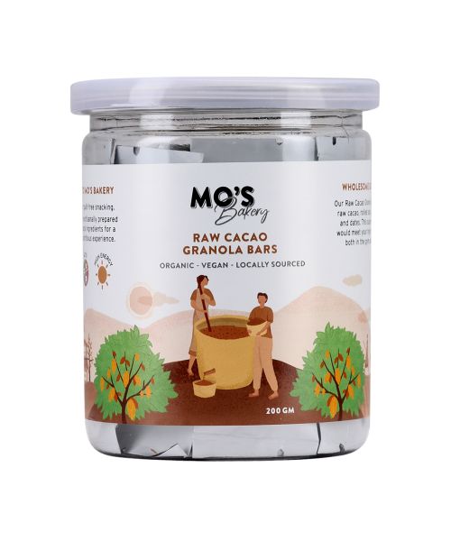 MOS Bakery: Raw Cacao Granola Bars - 200g
