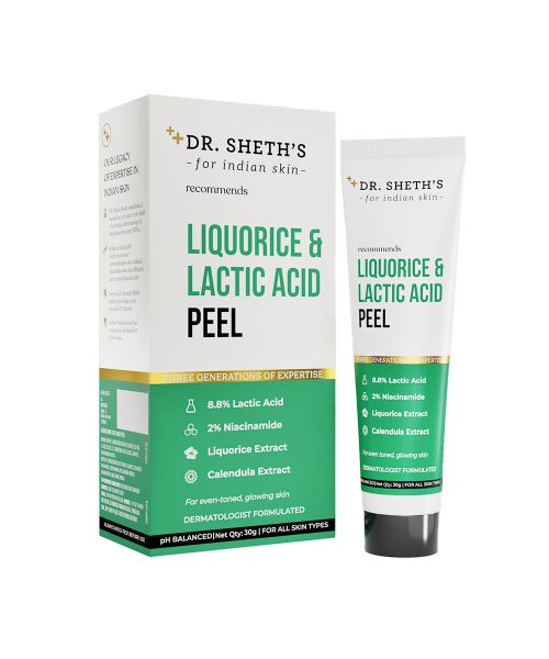 Dr. Sheth's: Liquorice & Lactic Acid Peel - 30gm