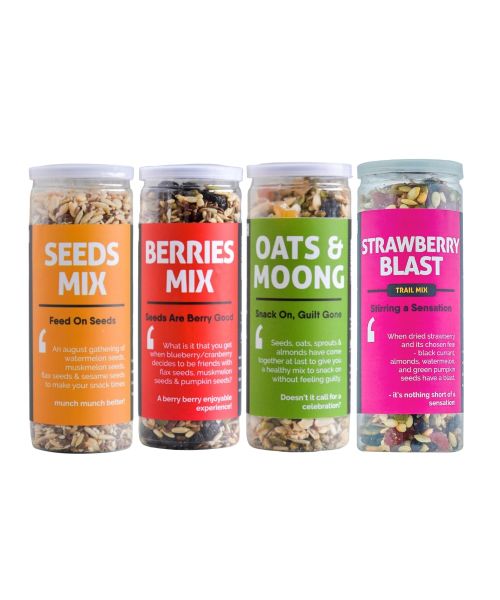 Omay Foods: Essential Trail Mixes Combo Pack