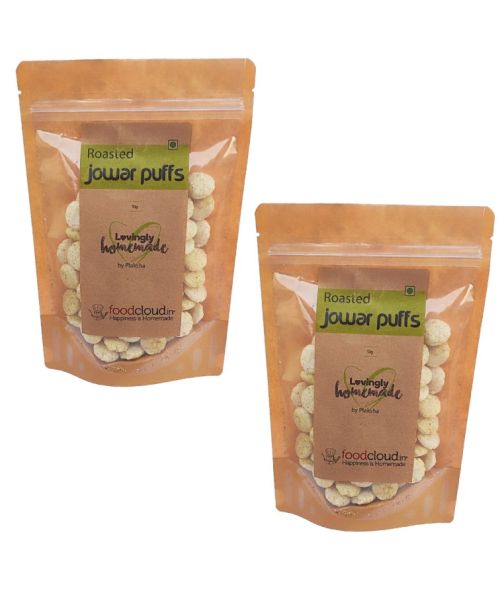 Foodcloud: Homemade Roasted Jowar Puffs - Pack of 2 - 100gm