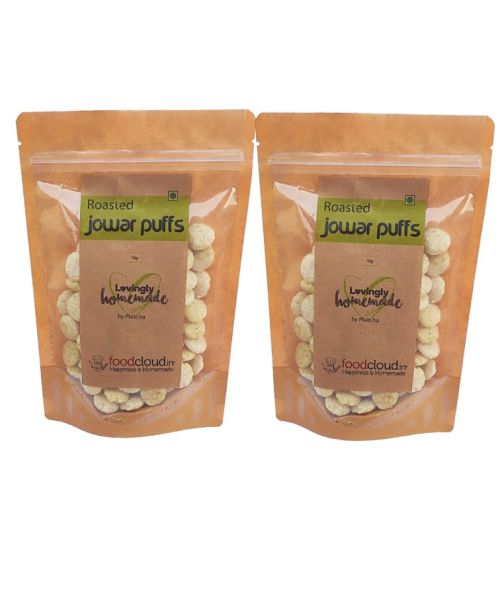Foodcloud: Homemade Roasted Jowar Puffs - Pack of 2 - 100gm