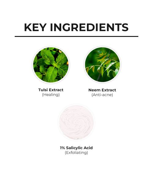 Dr. Sheth's: Neem & Salicylic Acid Face Wash - 100gm