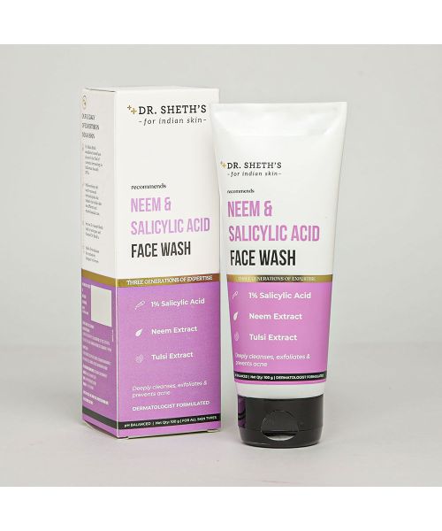 Dr. Sheth's: Neem & Salicylic Acid Face Wash - 100gm