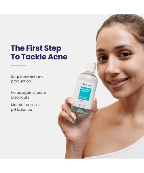 Reequil: Oil Control & Anti Acne Face Wash - 200ml