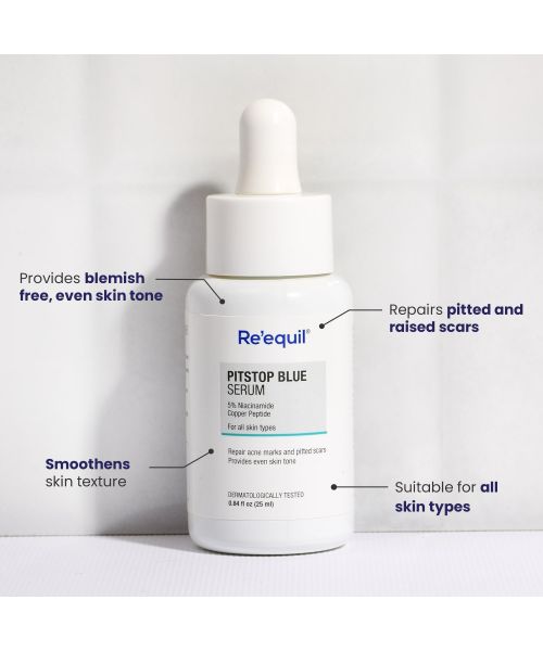 Reequil: Pitstop Blue Niacinamide Serum- 25ml
