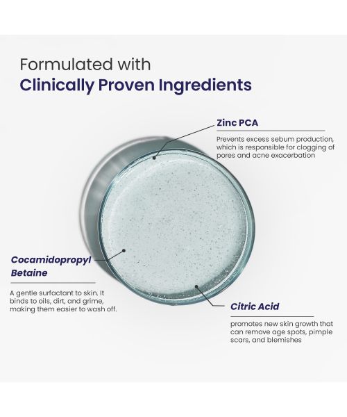 Reequil: Oil Control & Anti Acne Face Wash - 200ml