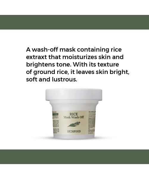 Skinfood: Rice Mask Wash Off - 120ml