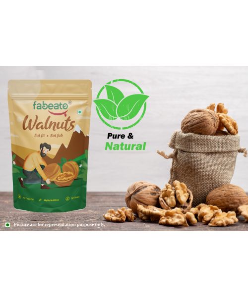 Fabeato: Special Offer -Natural Premium California Walnut Kernels - 200gm