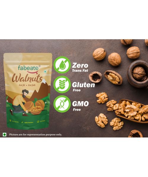 Fabeato: Special Offer -Natural Premium California Walnut Kernels - 200gm