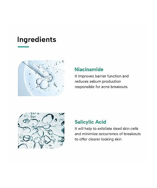 Dermatouch: Salicylic Acid 2% Niacinamide 6% Anti-Acne Oil Free Gel - 70gm