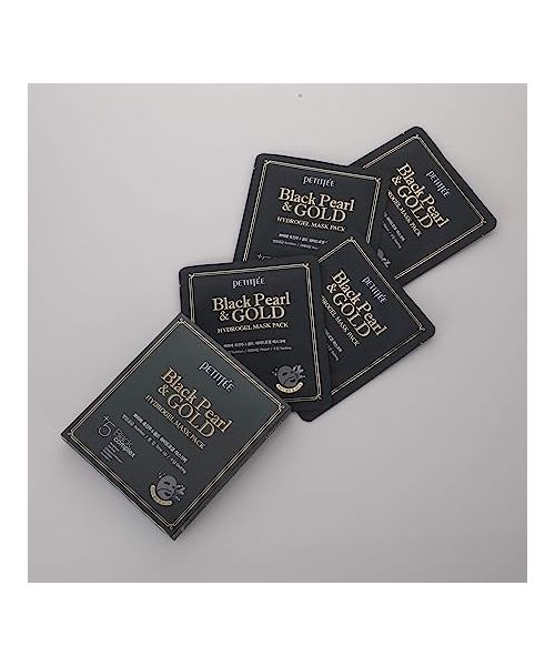 Petitfee: Black Pearl & Gold Hydrogel Sheet Mask - 32gm