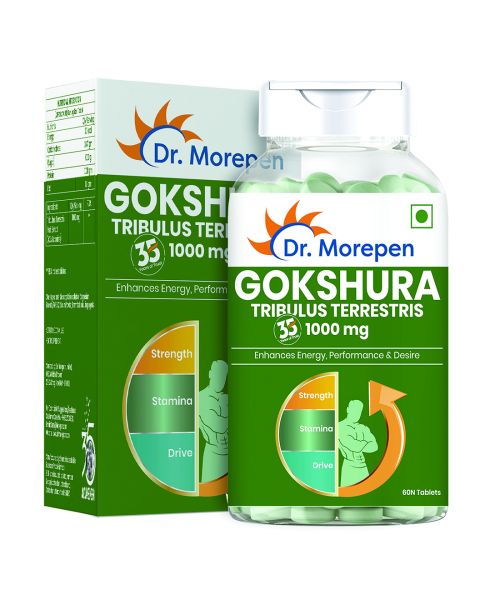 Dr. Morepen: Gokshura Tablets For Men's Wellness - Boost Stamina - 60 Tablets