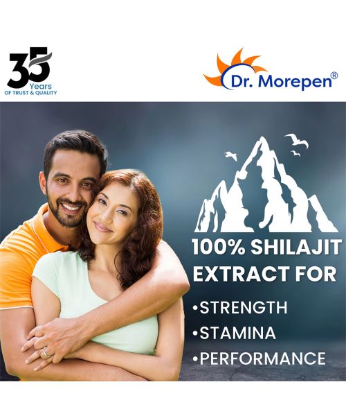 Dr. Morepen: Sexual Wellness Kit with Shilajit Capsules and Testos Boost - Ayurvedic Supplement to improve Stamina & Strength- 60 Capsules Each