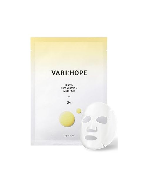 VariHope: 8 Days Brightening Mask With Pure Vitamin C - 5 Sheets