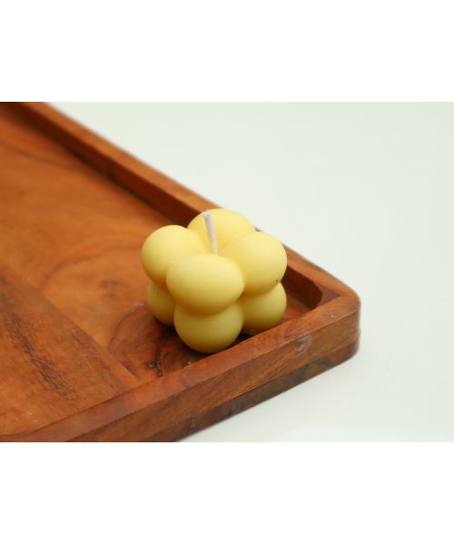 The Umbrella Store: Mini Bubble Candle | Yellow