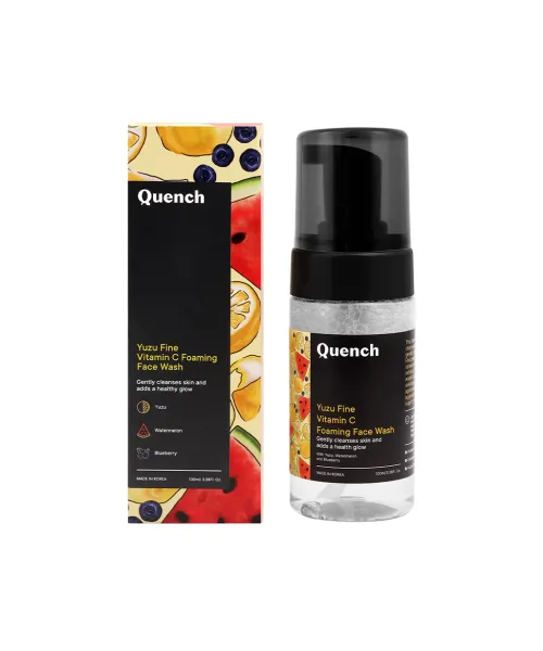 Quench Botanics: Yuzu Fine Vit C Foaming Face Wash - 100ml