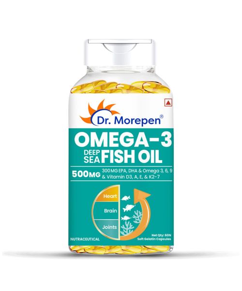 Dr. Morepen: Omega 3 Deep Sea Fish Oil - 60 Softgels