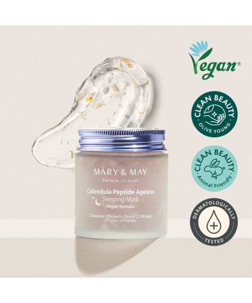 Mary&May: Calendula Peptide Ageless Sleeping Mask - 110gm