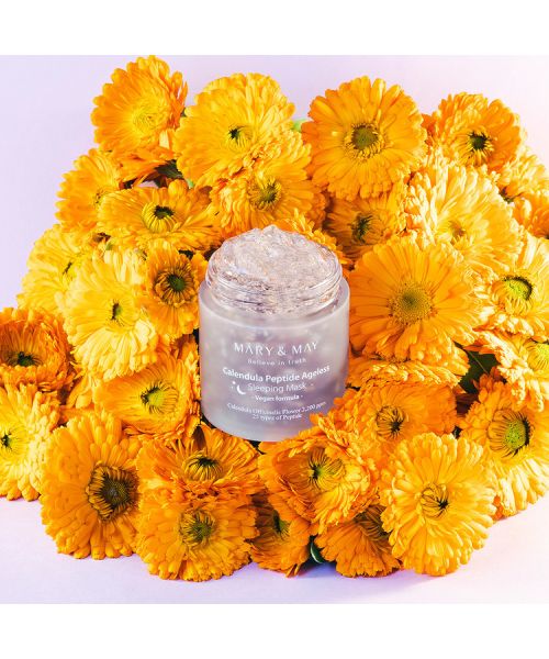 Mary&May: Calendula Peptide Ageless Sleeping Mask - 110gm
